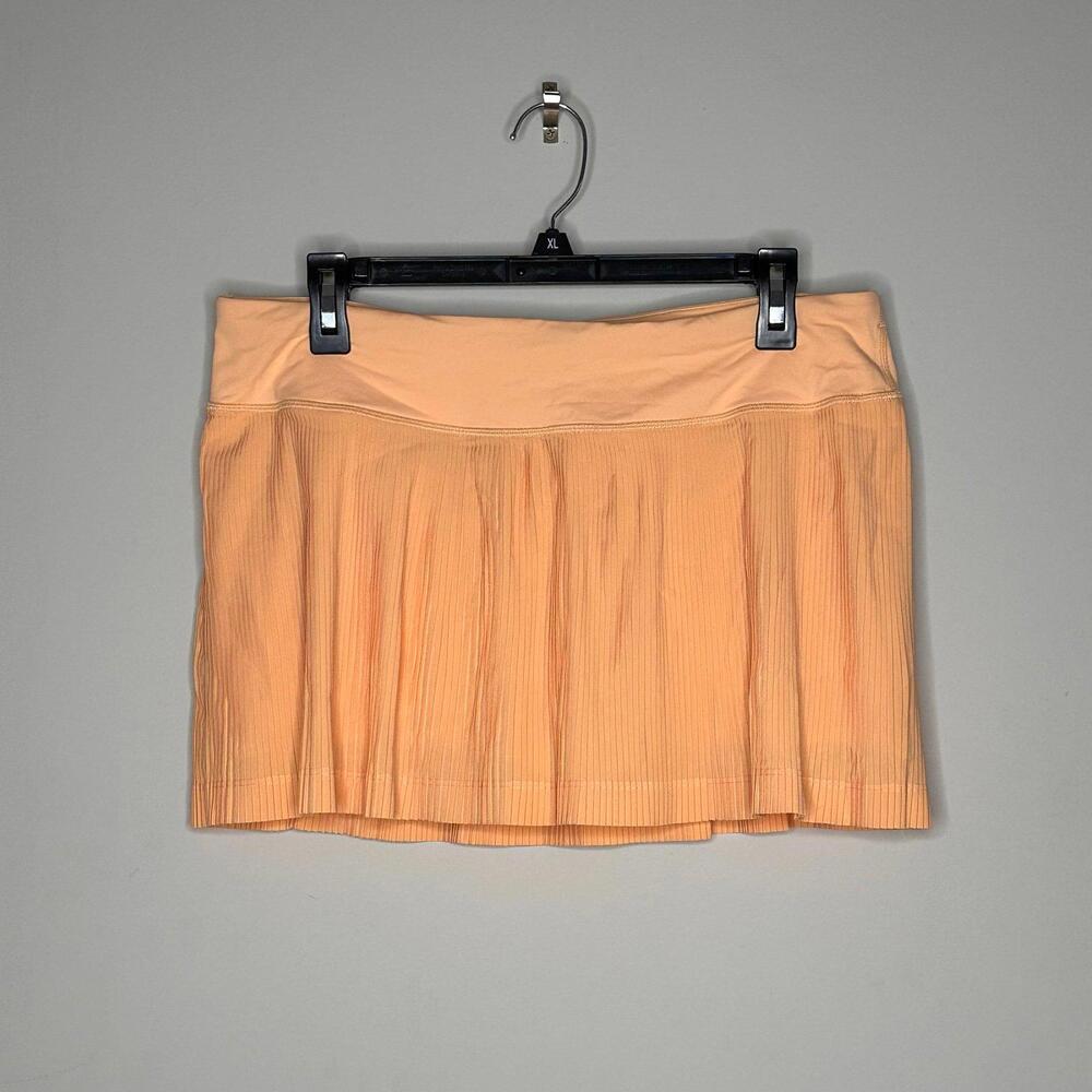 Lululemon Pleat to Street Mid Rise Skort Summer Glow 10